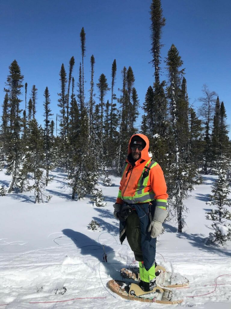 Mia April 2023 Man Snowshoeing